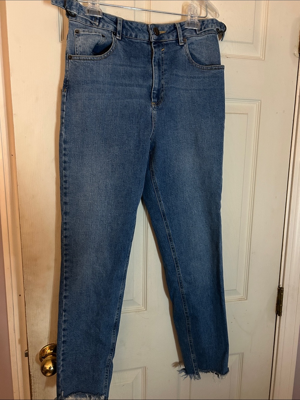 Classic High-Waist Blue Women's Skinny Jeans 30/32 EUC